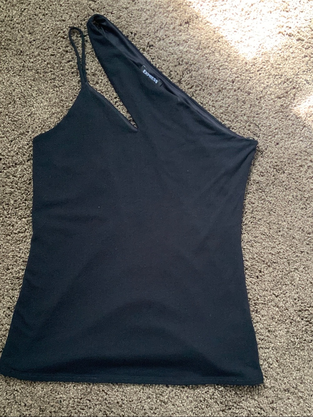 Express one shoulder top